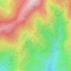 Topografische kaart La Mediana, hoogte, reliëf