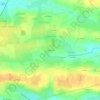 Topografische kaart La Menuais, hoogte, reliëf