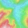 Topografische kaart Englène, hoogte, reliëf