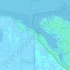 Topografische kaart Paal, hoogte, reliëf