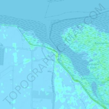 Topografische kaart Paal, hoogte, reliëf