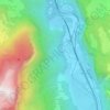 Topografische kaart Sous Radon, hoogte, reliëf
