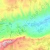 Topografische kaart la Carroja, hoogte, reliëf