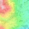 Topografische kaart Hellbühl, hoogte, reliëf