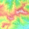 Topografische kaart Ca' Bertacchi, hoogte, reliëf