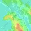 Topografische kaart Pääkkölä, hoogte, reliëf