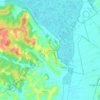 Topografische kaart Massarella, hoogte, reliëf