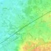 Topografische kaart Duizend Appels, hoogte, reliëf