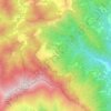 Topografische kaart Acero, hoogte, reliëf