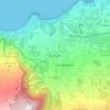 Topografische kaart Realejo Bajo, hoogte, reliëf