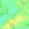 Topografische kaart Gesten, hoogte, reliëf