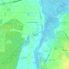 Topografische kaart Gafanha de Aquém, hoogte, reliëf