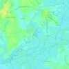Topografische kaart Anchais, hoogte, reliëf