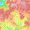 Topografische kaart Großherrischwand, hoogte, reliëf