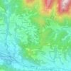 Topografische kaart Bleggio, hoogte, reliëf