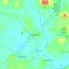 Topografische kaart Highleadon, hoogte, reliëf