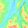 Topografische kaart Yassıkaya, hoogte, reliëf