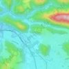 Topografische kaart Rading, hoogte, reliëf
