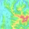 Topografische kaart Ca' Foscolo, hoogte, reliëf