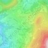 Topografische kaart Le Chenevas, hoogte, reliëf