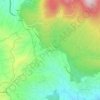Topografische kaart Bagnore, hoogte, reliëf