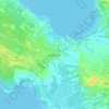 Topografische kaart Oulunsalo, hoogte, reliëf