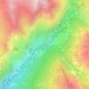 Topografische kaart Rochemolles, hoogte, reliëf