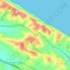 Topografische kaart La Siligata, hoogte, reliëf