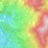 Topografische kaart Fratte, hoogte, reliëf