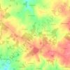 Topografische kaart Verina, hoogte, reliëf