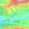 Topografische kaart Rolfshagen, hoogte, reliëf