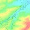 Topografische kaart Le Pré Sirot, hoogte, reliëf
