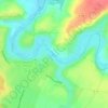 Topografische kaart Entre eux gués, hoogte, reliëf