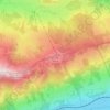 Topografische kaart Thaler Höhe, hoogte, reliëf