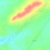 Topografische kaart Vaqueras, hoogte, reliëf