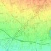 Topografische kaart Caselle di Altivole, hoogte, reliëf