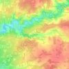 Topografische kaart La Guiltière, hoogte, reliëf