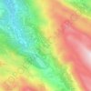Topografische kaart Vado Lucoli, hoogte, reliëf