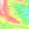 Topografische kaart Mollopata, hoogte, reliëf