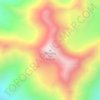 Topografische kaart Mungalig Sar, hoogte, reliëf