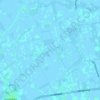 Topografische kaart Nieuwland, hoogte, reliëf