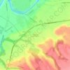 Topografische kaart Hameau de Lendrevié Basse, hoogte, reliëf