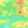 Topografische kaart La Bolinière, hoogte, reliëf