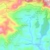 Topografische kaart Kammandu, hoogte, reliëf