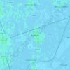 Topografische kaart Bedum, hoogte, reliëf