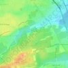 Topografische kaart Couhins, hoogte, reliëf