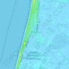 Topografische kaart Groote Keeten, hoogte, reliëf