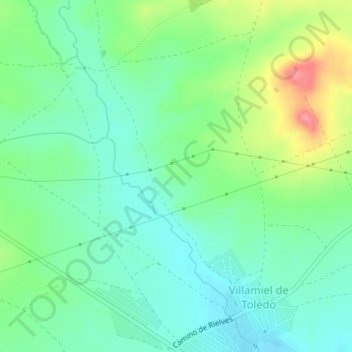 Topografische kaart Matuja Grande, hoogte, reliëf