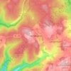 Topografische kaart Hermesgrün, hoogte, reliëf