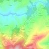 Topografische kaart Ver, hoogte, reliëf
